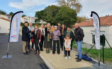 Photo de la remise de clé